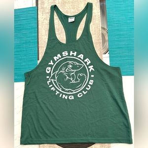 Gymshark slim fit size L. Color green